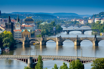 Obraz premium Les ponts de Prague