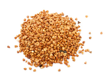 Buckwheat isolated on white