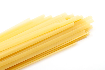 Dry spaghetti isolated