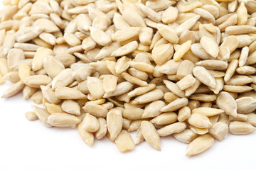 Sunflower seeds isolated