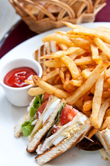 Sandwich with chicken,
