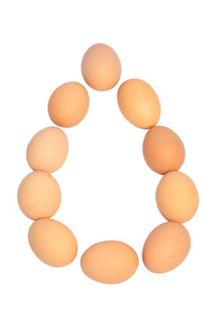eggs in egg shape