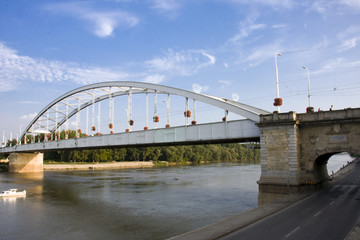 Fototapeta na wymiar Old Bridge of Szeged