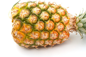 fresh tasty pineapple isolated
