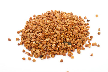 Buckwheat isolated on white