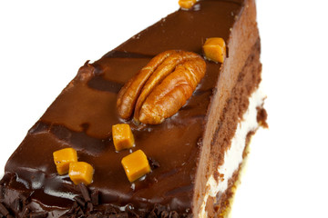 cake truffle with black chocolate