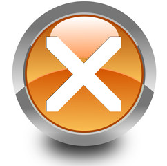 Cancel glossy icon