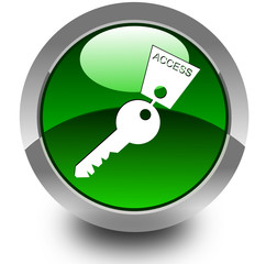 Key glossy icon