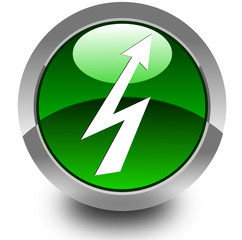 Electricity glossy icon