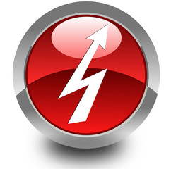 Electricity glossy icon