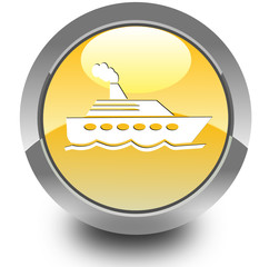 Ship glossy icon