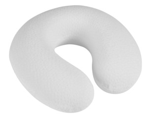Neck pillow. Isolated