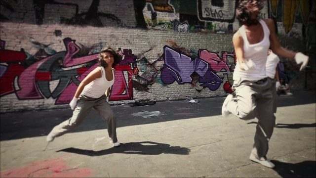 Women team dance clip