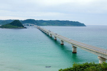 Obraz premium 角島大橋