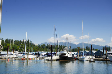 Fototapeta na wymiar Vancouver: Coal Harbour