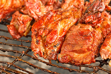 Grilled pork