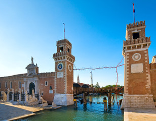 Venice Arsenal and Naval Museum entrance