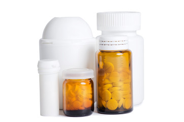 Packs of pills - abstract medical