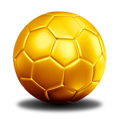 3d rendering of a football.