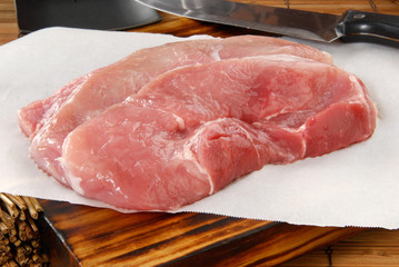 Pork loin fillets