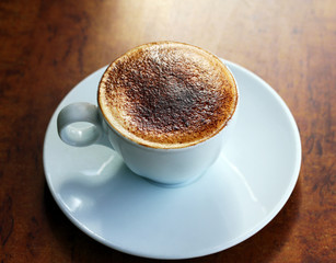 Choclate Topped Capuccino