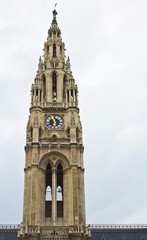 Fototapeta na wymiar Rathaus Tower Building