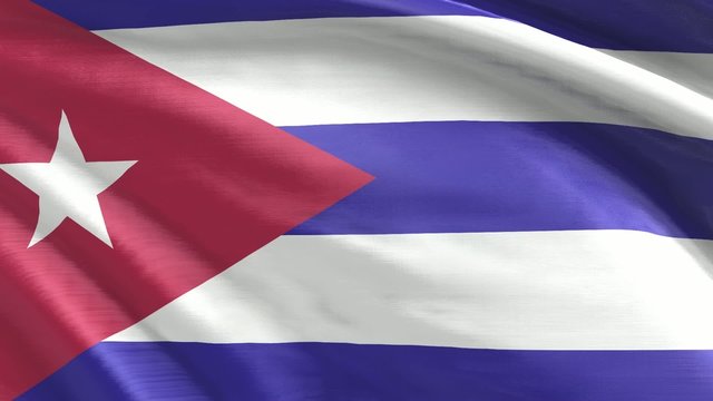 Nahtlos wiederholende Flagge Kuba
