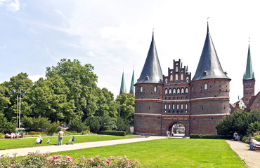 Fototapeta na wymiar Holstentor, Lübeck
