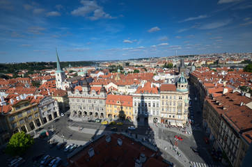 Obraz premium Prague depuis l'église Saint Nicolas
