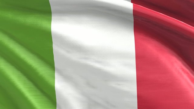 Nahtlos wiederholende Flagge Italien