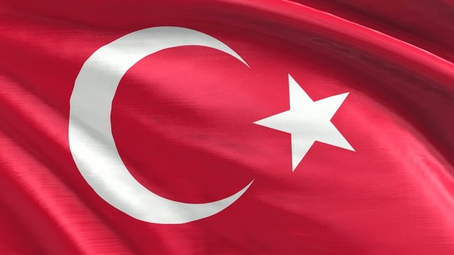 Nahtlos wiederholende Flagge T&uuml;rkei
