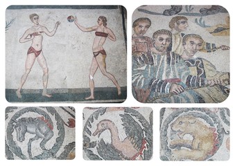 Mosaics of Roman villa