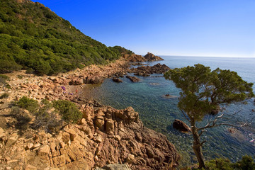 italie,sardaigne,ogliastra : baia di gairo