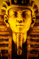 old portrait of Tutankhamun