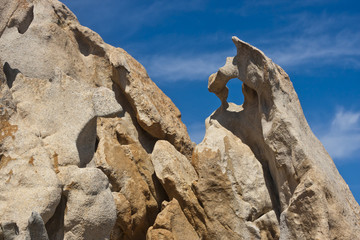 Rocky formation at Campomoro