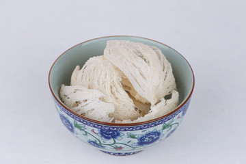 Edible bird's nest in bowl