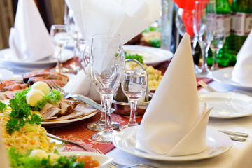 Restourant's table