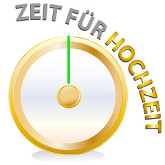 uhr - zeit für hochzeit