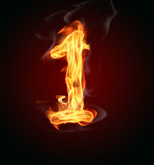 Fire number "1"