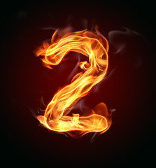 Fire number "2"