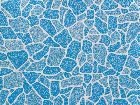 blue mosaic tiles texture