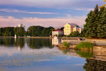 General view city of Ternopil. Ukraine