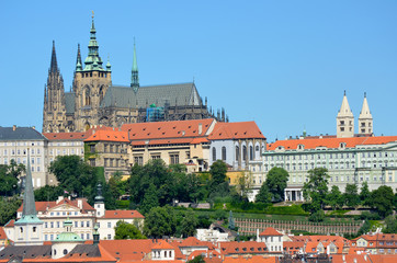 Naklejka na ściany i meble Cathédrale Saint-Guy dans Prague