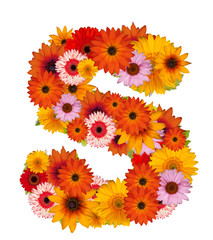 Flower letter