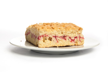 Cake on a plate