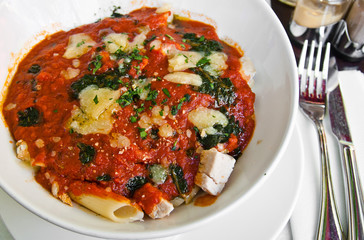 Italian meat sauce noodles
