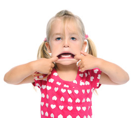 open mounth silly face