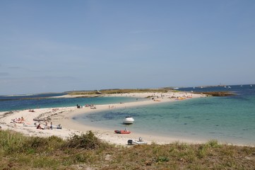 Fototapeta na wymiar Plaża Wyspy Glenan