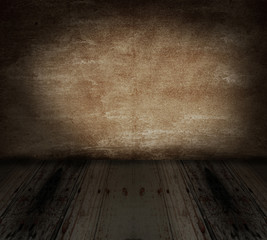 gruneg wall and floor