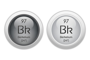 Berkelium - two glossy web buttons